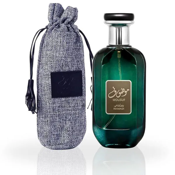 ادکلن مردانه ارض الزعفران للتجاره مدل موصوف رمادی با رایحه خنک حجم ۱۰۰ میلی‌لیتر (اصل)